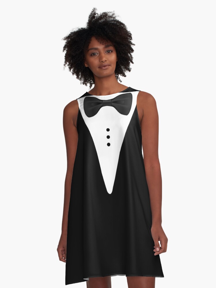 sleeveless tuxedo t shirt