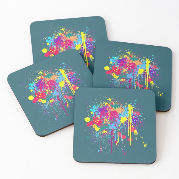 Item preview, Pretty Dirty Paint Splatter Colours designed and sold by ZinGoi.