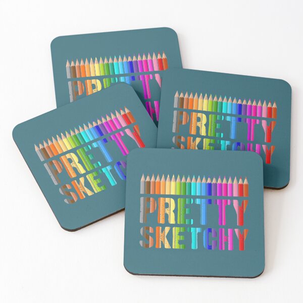Item preview, Pretty Sketchy Art Teacher Artists Humor designed and sold by ZinGoi.
