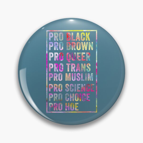 Item preview, Pro Black Brown Queer Trans Muslim Science Choice Hoe designed and sold by ZinGoi.