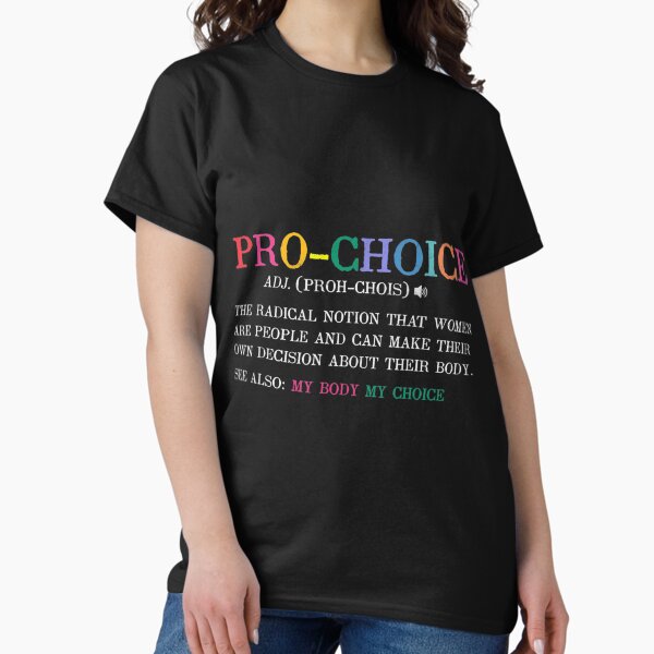 Artikel-Vorschau von Pro Choice Definition Feministische Rechte, designt und verkauft von ZinGoi.