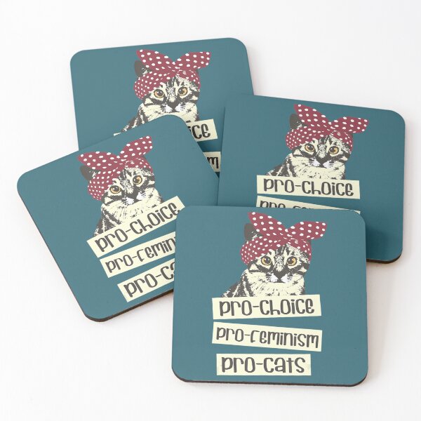 Item preview, Pro Choice Pro Feminism Pro Cats Feminism Feminist designed and sold by ZinGoi.