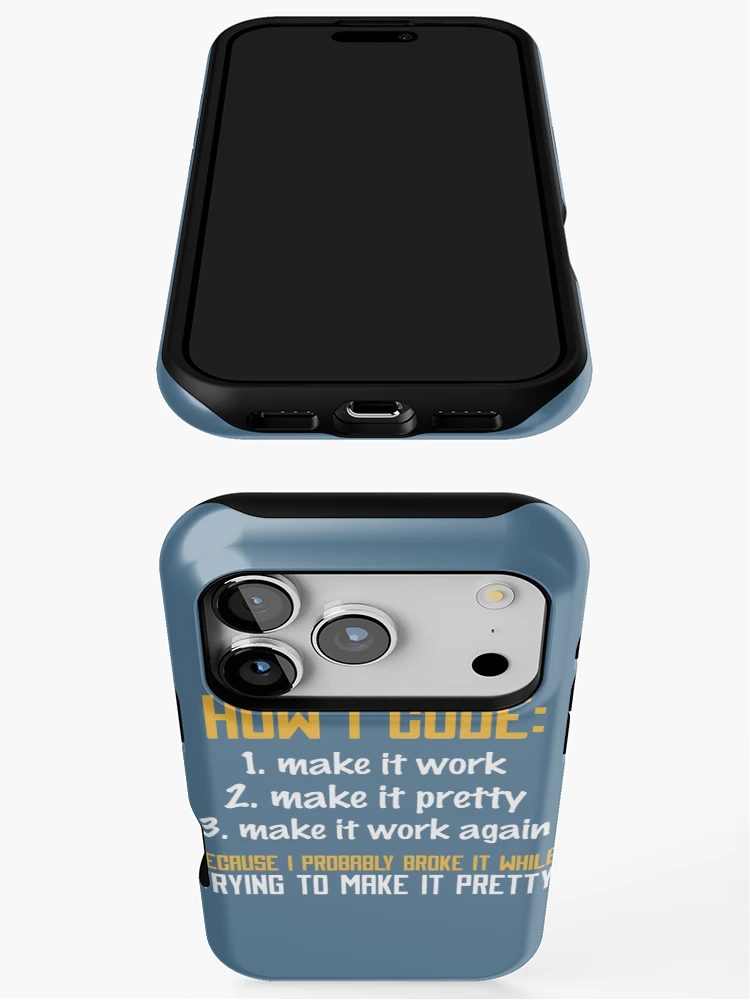 Thumbnail 3 of 4, iPhone Case, Programmer Coder Developer Programming Coding designed and sold by ZinGoi.