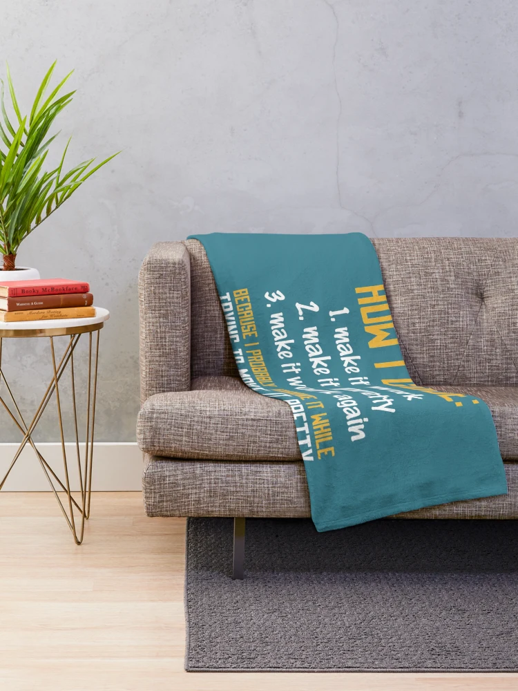 Thumbnail 2 of 6, Throw Blanket, Programmer Coder Developer Programming Coding designed and sold by ZinGoi.