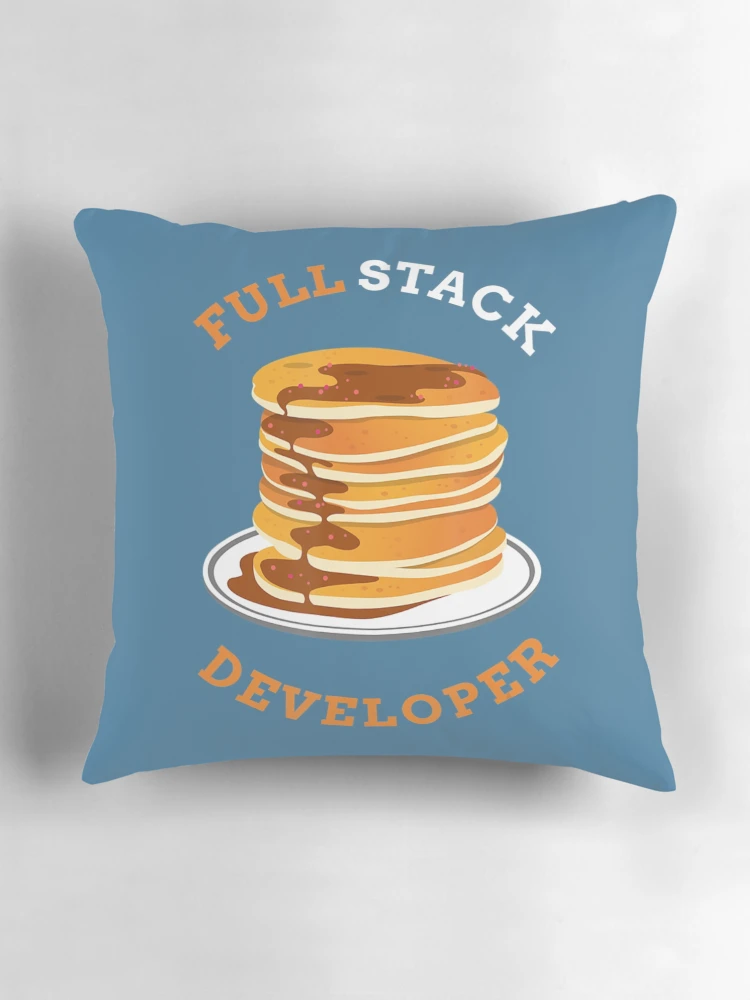Thumbnail 3 of 4, Pillow, Programmer Coding Full Stack Developer designed and sold by ZinGoi.