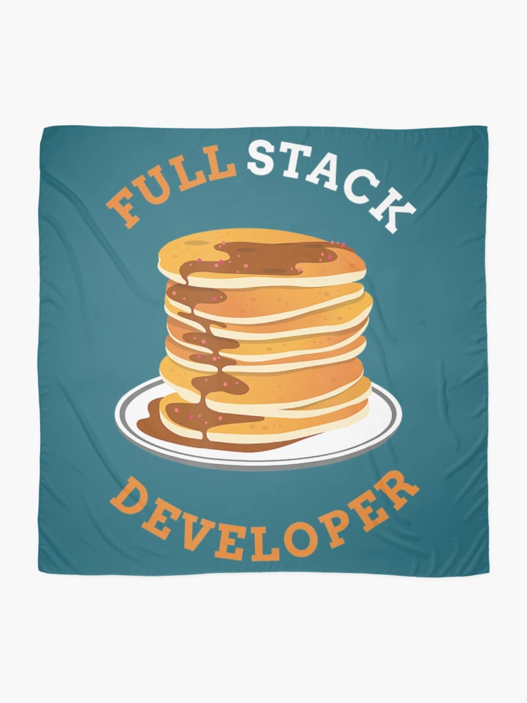 Thumbnail 2 of 3, Scarf, Programmer Coding Full Stack Developer designed and sold by ZinGoi.