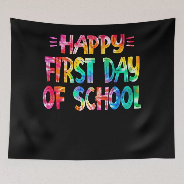 Item preview, Happy First Day Of School Teachers Back To School Tie Dye designed and sold by nedrae.