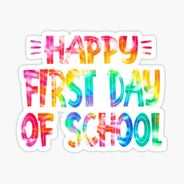 Item preview, Happy First Day Of School Teachers Back To School Tie Dye designed and sold by nedrae.