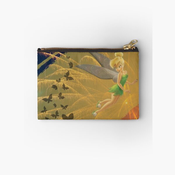 Item preview, Tinker Bell en Neverland con mariposas en un campo de flores y fuegos artificiales designed and sold by Arteartz.