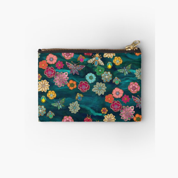 Item preview, The Jewelled Garden - Turquoise designed and sold by Cecilia Mok.