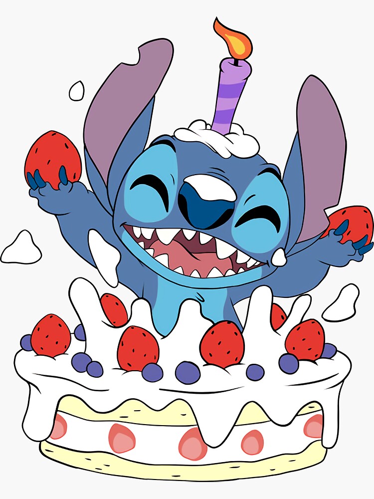 Feliz cumpleaños Stitch/Regalos Fans | Póster