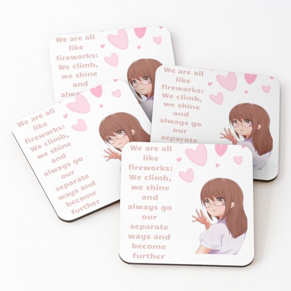 Item preview, Anime: Girl with quote designed and sold by Izy Shop.
