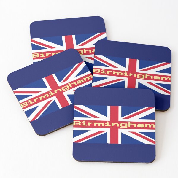 Item preview, City Birmingham UK Flag United Kingdom Union Jack Sticker Tee designed and sold by deanworld.