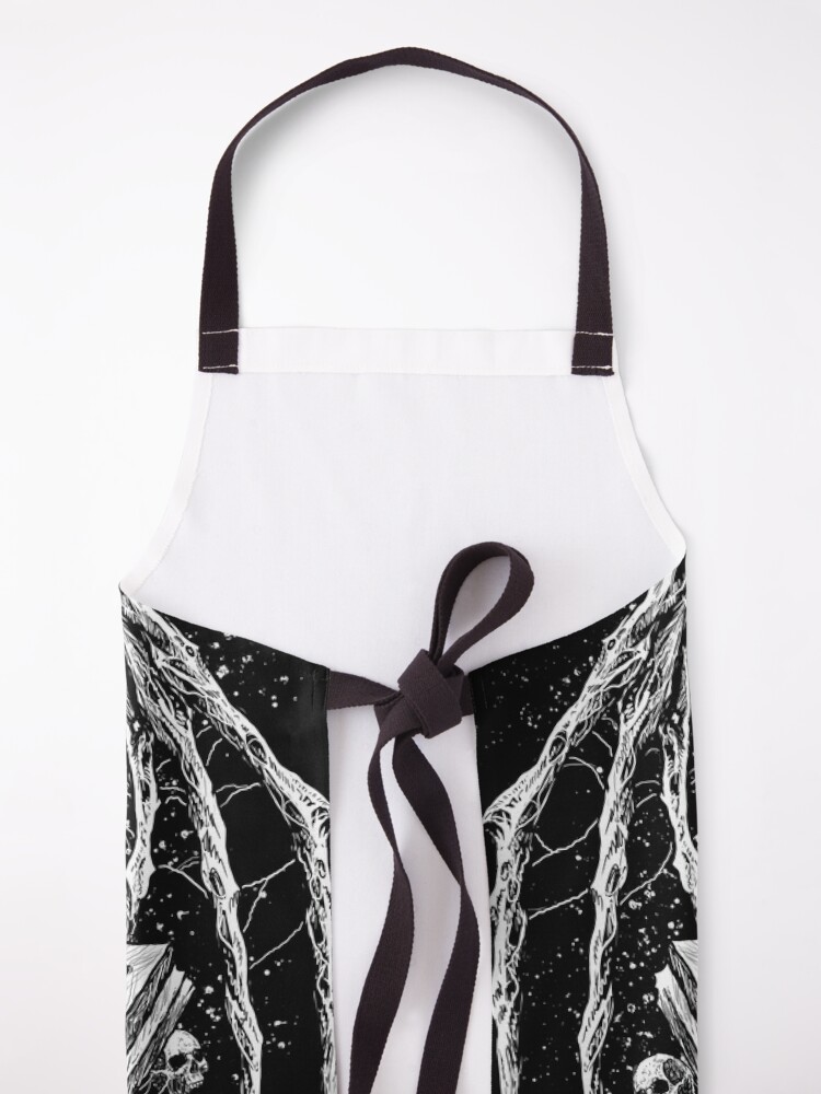 Alternate view of death metal black metal artwork Apron