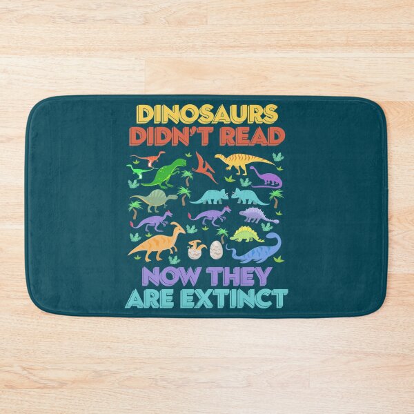 Item preview, Dinosaurs Didn_t Read Now They Are Extinct Dino Vintage   designed and sold by Graphiczeynn.