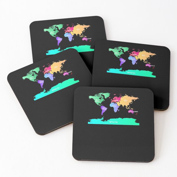 Item preview, Map of the world colored  designed and sold by Jessica1043.