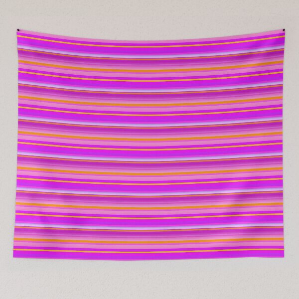 Item preview, Purple orange horizontal striped | purple orange striped designed and sold by lausn.
