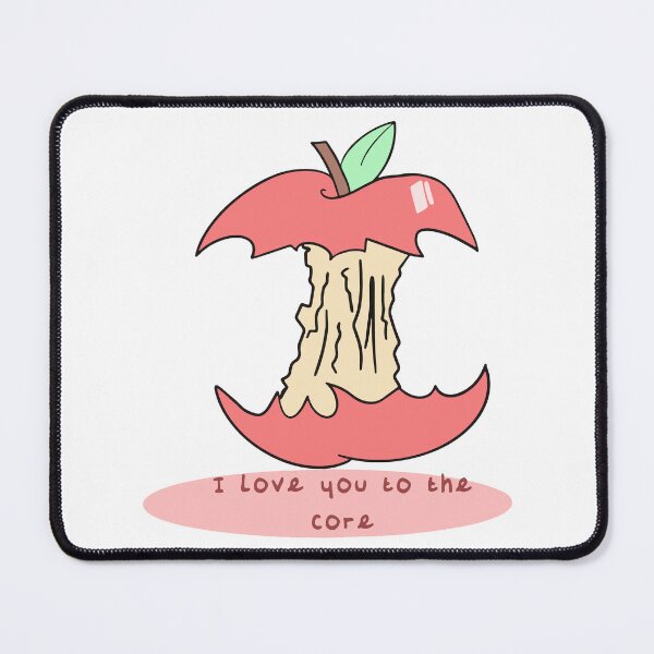 Item preview, I love you to the core... designed and sold by MammaPanda.