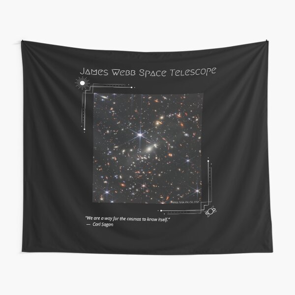 Item preview, James Webb Space Telescope First Image - Sagan Quote designed and sold by Smagnaferous.