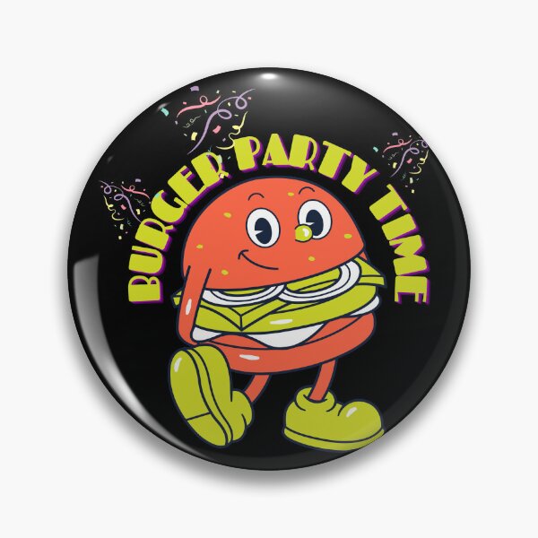 Item preview, Burger Party Time - Burger Enjoying - Burger Lover designed and sold by designerpriti.