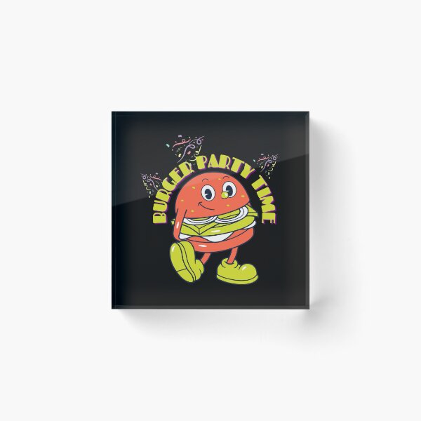 Item preview, Burger Party Time - Burger Enjoying - Burger Lover designed and sold by designerpriti.