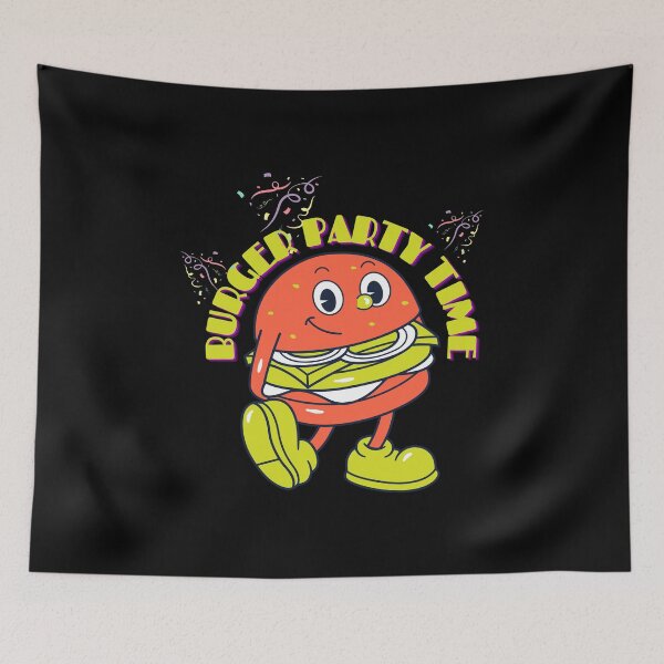 Item preview, Burger Party Time - Burger Enjoying - Burger Lover designed and sold by designerpriti.