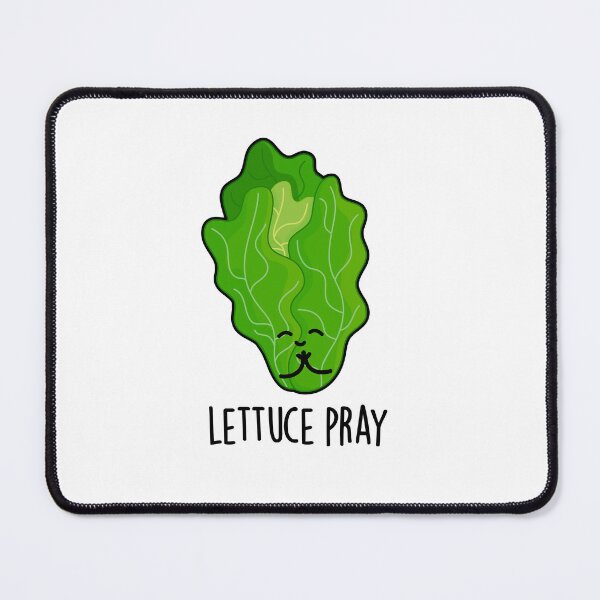 Item preview, Lettuce Pray Funny Veggie Puns  designed and sold by punnybone.