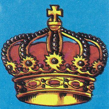 Crown Sticker for Sale by taboozy