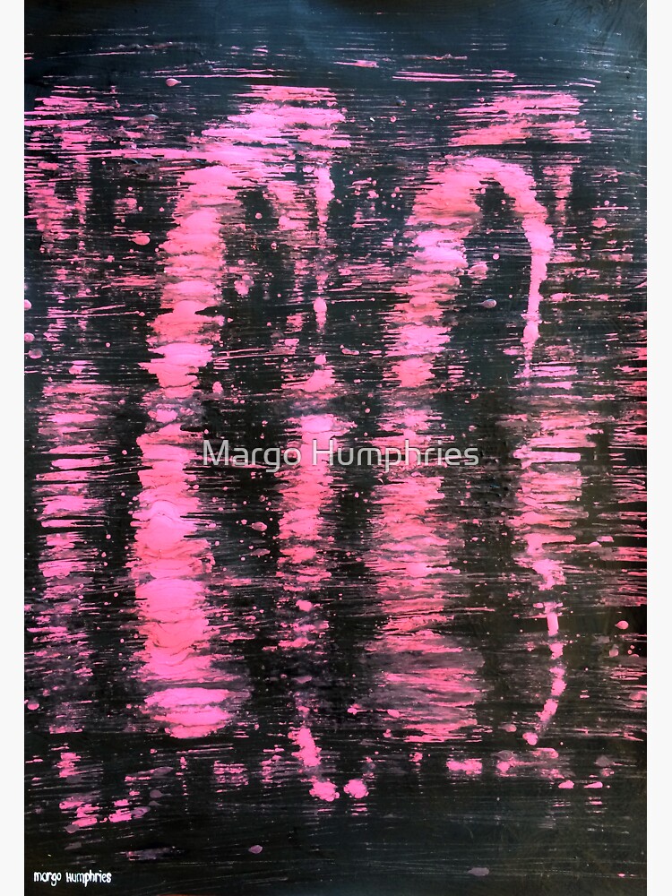 Thumbnail 3 of 3, Sticker, "Pink Highlights" by Margo Humphries designed and sold by Margo Humphries.