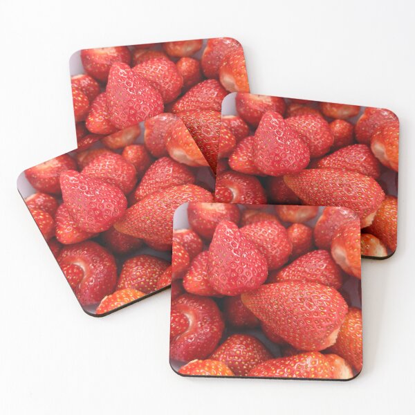 Item preview, Delicious strawberry background. designed and sold by HelgaScand.
