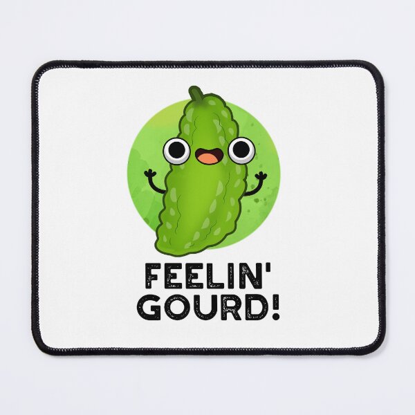 Item preview, Feeling Gourd Funny Veggie Puns designed and sold by punnybone.