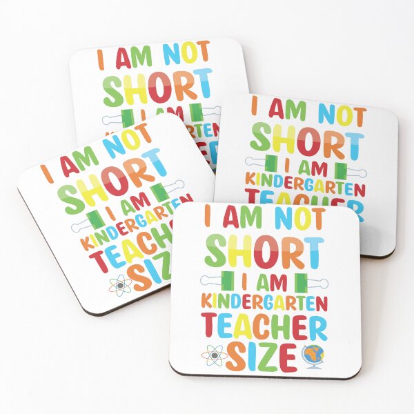 Item preview, Funny I'm Not Short I'm Kindergarten Teacher Size designed and sold by Med ing.