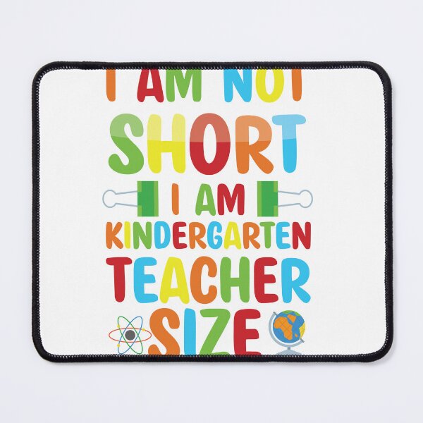 Item preview, Funny I'm Not Short I'm Kindergarten Teacher Size designed and sold by Med ing.