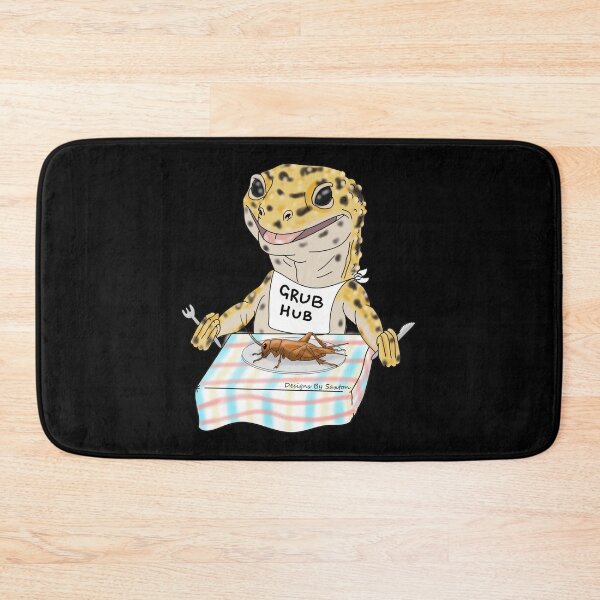 Item preview, Leopard Gecko Grub Hub Sticker designed and sold by kerritoniap2g.