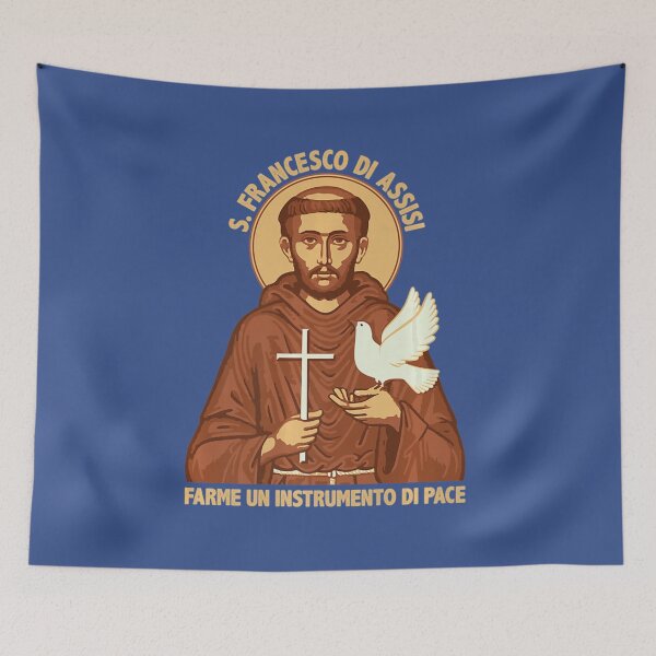 Item preview, St Francis Of Assisi Catholic Prayer designed and sold by TepAnh.