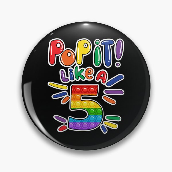 Item preview, Pop It Like A 5th Birthday Girl Fidget Classic T-Shirt designed and sold by allysonhat.