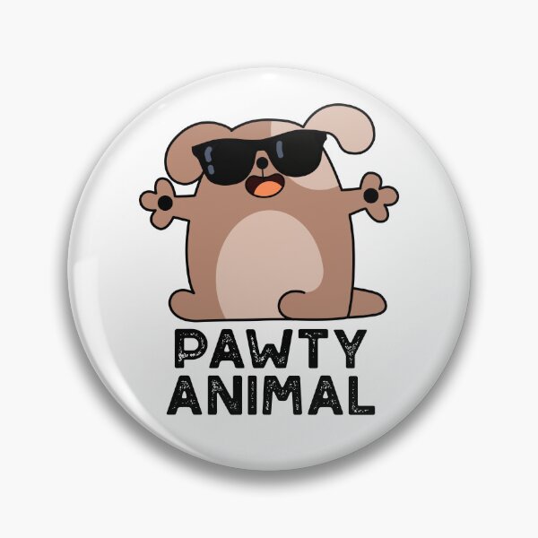 Item preview, Pawty Animal Funny Party Dog Puns  designed and sold by punnybone.