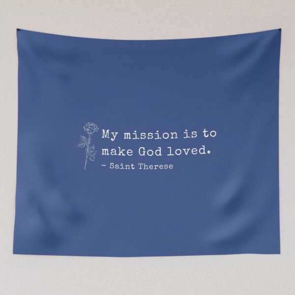 Item preview, St Therese Of Lisieux Catholic Saint Inspirational Quote designed and sold by TepAnh.