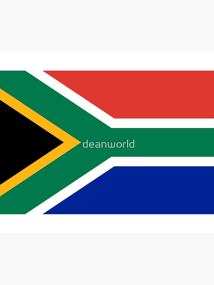 Afrique du Sud - Drapeau de l'Afrique du Sud - Afrique du Sud' Autocollant