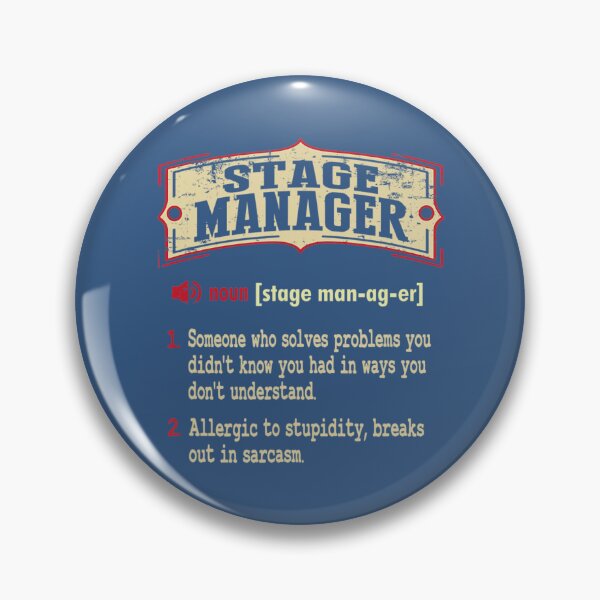 Artikelvorschau, Stage Manager Dictionary Begriff sarkastisch entworfen und verkauft von TepAnh.