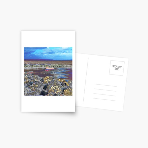 www.lizgarnett.com - Morecambe Bay in Lancashire, England Postcard