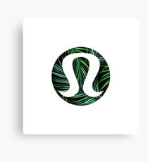 Lulu Tropical Tree Leaves Canvas Print