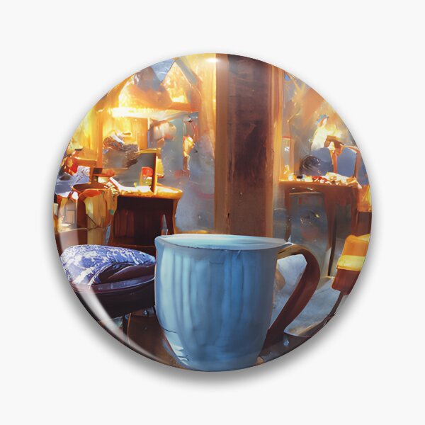 Item preview, Modern indoor café  designed and sold by fizzribbit.
