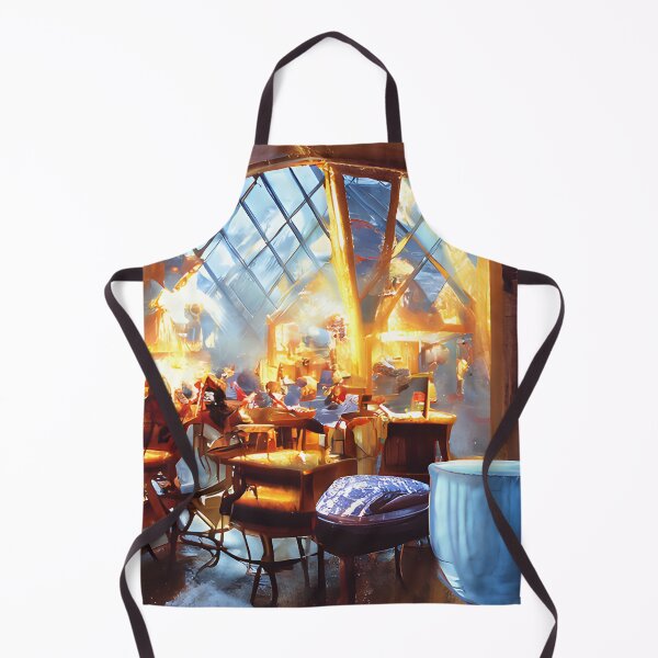 Item preview, Modern indoor café designed and sold by fizzribbit.