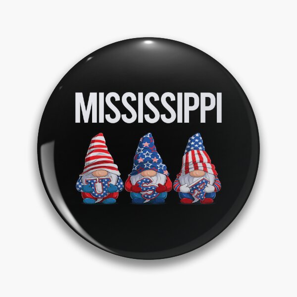 Item preview, Happy USA Gnomes Mississippi designed and sold by xaviajames9.