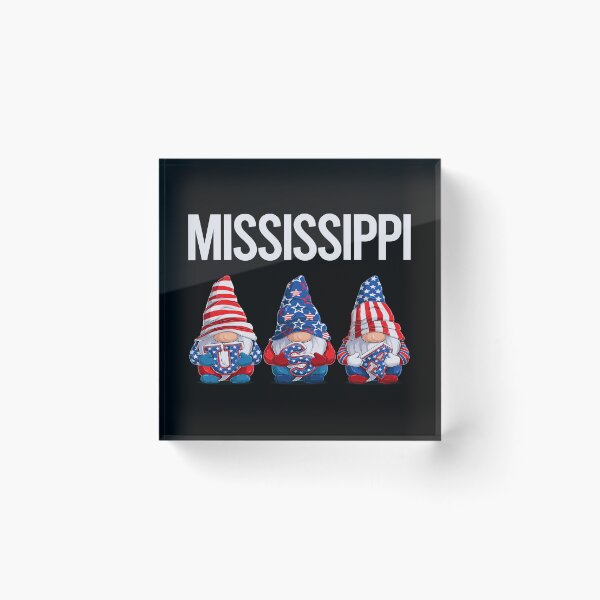 Item preview, Happy USA Gnomes Mississippi designed and sold by xaviajames9.