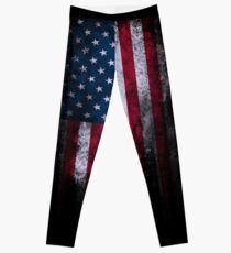 USA America Flag Leggings