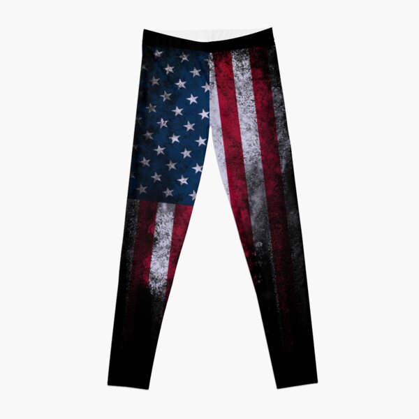 USA America Flag Leggings