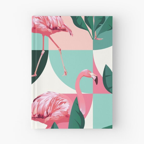 Item preview, modern summer pink glitter flamingo pattern designed and sold by Beeroclock.