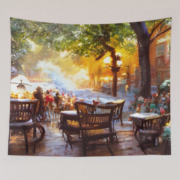Item preview, Classic outdoor street café  designed and sold by fizzribbit.